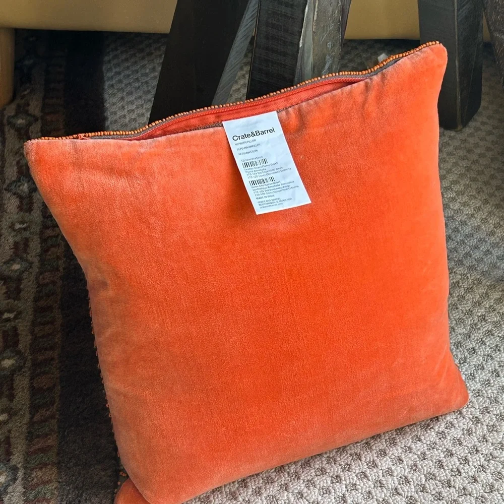 CRATE & BARREL Hepburn Pillow 12X12